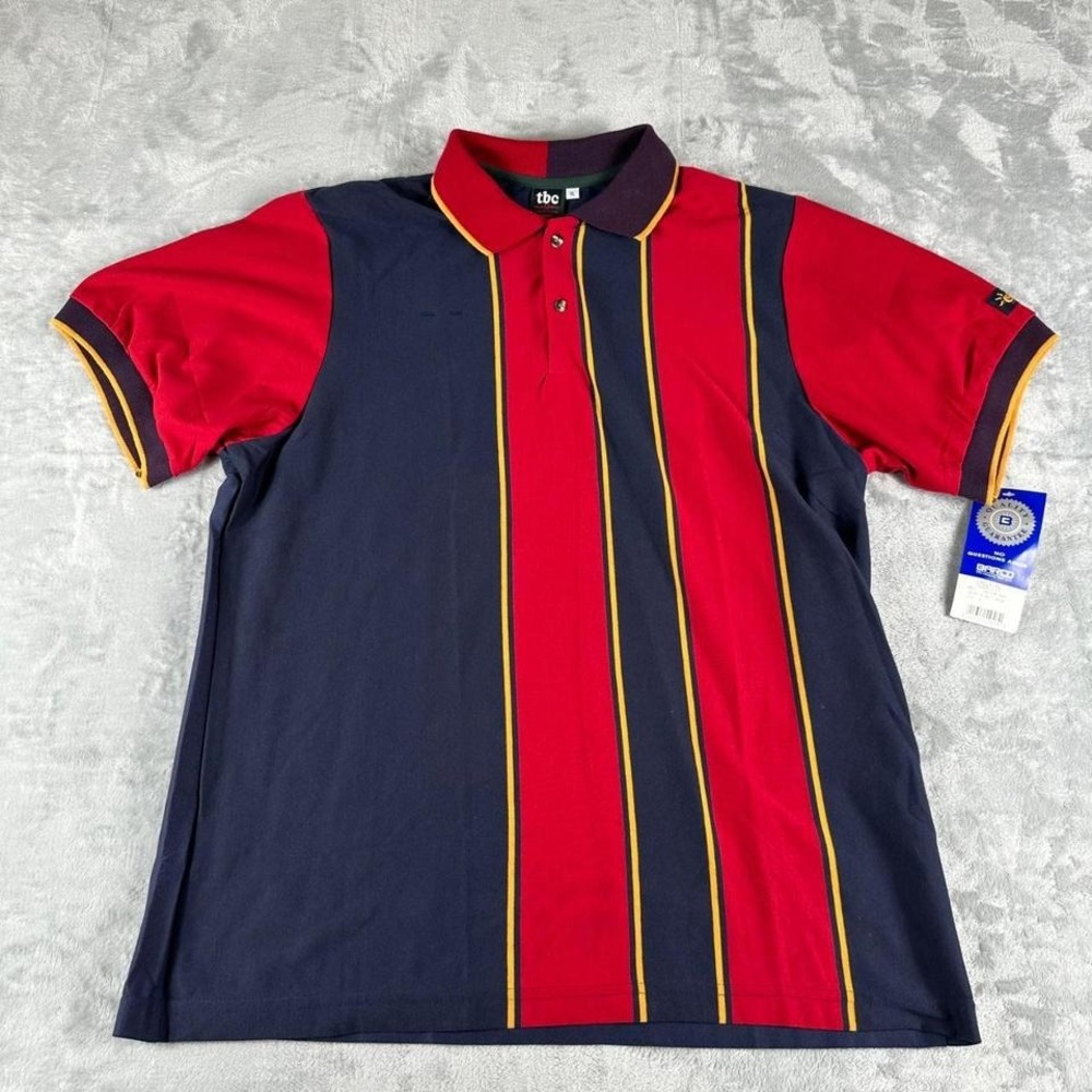 VTG Taco Bell TBC‎ by Barco Champs Polo Shirts Mens XL 1990s Employee Uniform